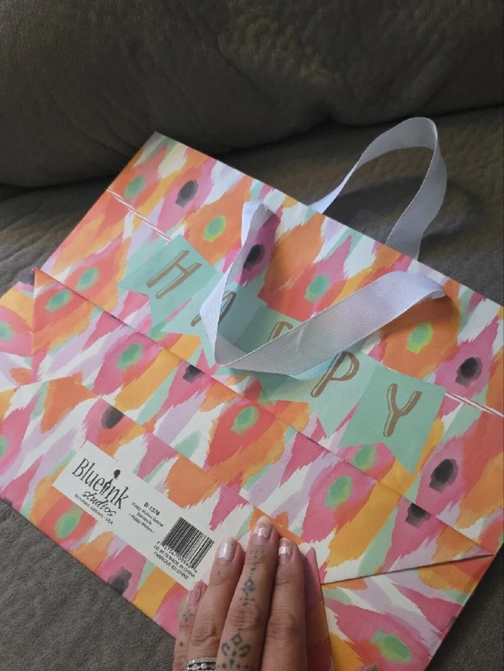 💚5/$20💚Happy Wishes Party Gift Bag - Multicolor